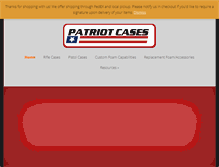 Tablet Screenshot of patriotcases.net